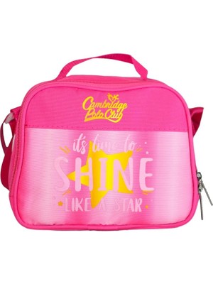 1001 Star Unisex Çocuk Beslenme Çantası, CPO4088, Pembe, Üniseks Çocuk