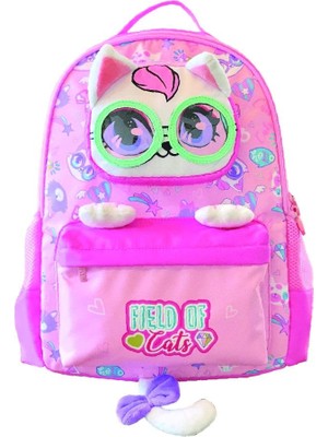 1001 Unisex Çocuk Sırt Çantası, Pembe, M