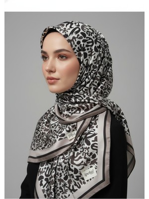 İpekal Trend Dijital Baskı  Batik Desenli Royan Eşarp Desen 3 Renk 4