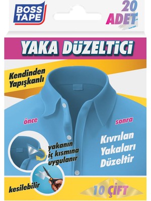 1001 Yaka Düzleştirici Yapışkanlı Balin 20 Adet
