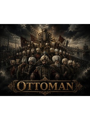 1001 Bybars Osmanlı Imparatorluğu Duvar Tablosu – 40X50 cm 3mm Forex Pvc Baskı – Tarihi Osmanlı