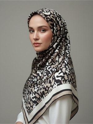 İpekal Trend Dijital Baskı  Batik Desenli Royan Eşarp Desen 3 Renk 5