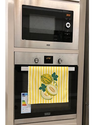 Valerine Life El Kurulama Havlusu 30X50CM Mutfak, Fırın Için Pamuklu Emici Kavun Mevsimi