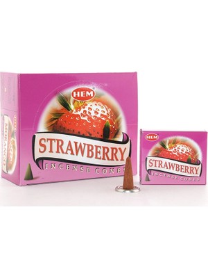 My Best Store Strawberry Aromalı Konik Tütsü