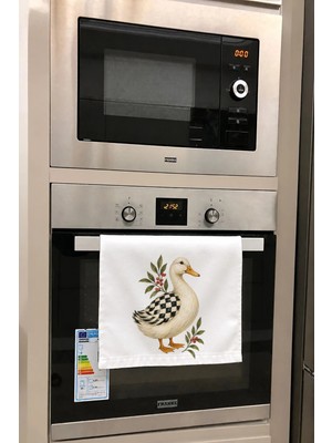 Valerine Life El Kurulama Havlusu 30X50CM Mutfak, Fırın Için Pamuklu Emici Süslü Vakvak