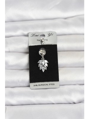 My Best Store 316L Cerrahi Çelik Sallantılı Başak Model Göbek Piercing TJ-PR1396