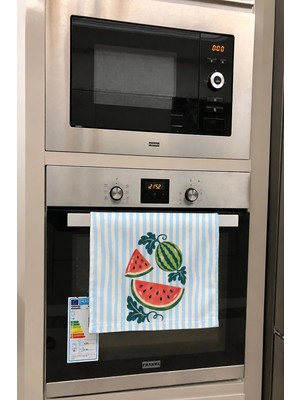 Valerine Life El Kurulama Havlusu 30X50CM Mutfak, Fırın Için Pamuklu Emici Karpuz Ferahlığı