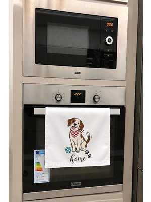 Valerine Life El Kurulama Havlusu 30X50CM Mutfak, Fırın Için Pamuklu Emici Fularlı Dost