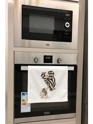 Valerine Life El Kurulama Havlusu 30X50CM Mutfak, Fırın Için Pamuklu Emici Sevgi Bağı