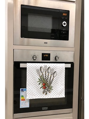 Valerine Life El Kurulama Havlusu 30X50CM Mutfak, Fırın Için Pamuklu Emici Damalı Sofra