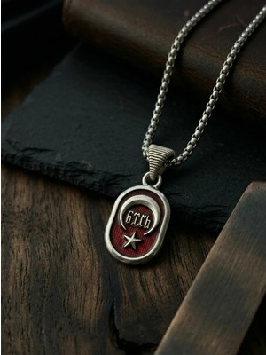 Velcari Ay Yıldız Minimalist Stil Paslanmaz Çelik Erkek Kolye
