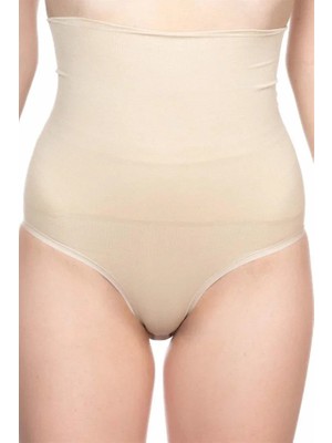 Elitse Ten Double Yüksek Bel Çıtçıtlı Slip Korse