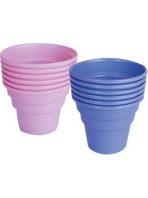 Bezos 334 Plastik Renkli Cup Bardak 6lı