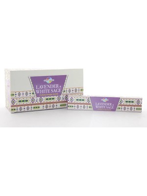 Alvenda Home Hem Sacred Elements Lavender White Sage Masala Aromalı Çubuk Tütsü 15 gr