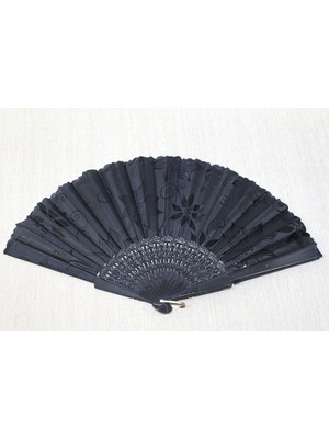 Alvenda Home Plastik Siyah Yelpaze