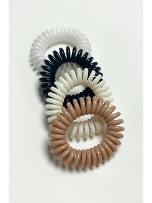 Fantastik Store 100 Adet Renkli Makarna Lastik Toka 3,5 cm
