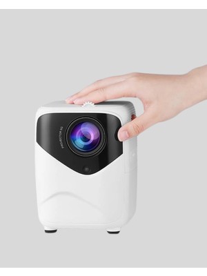 Eco Lounge Taşınabilir Akıllı 1080P Projektör – 64GB Hafıza, 2gb Ram, Full Hd Görüntü, Kumandalı Yeni Nesil