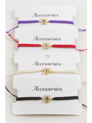 Fantastik Store Kartanesi Makrome Örgülü Bileklik