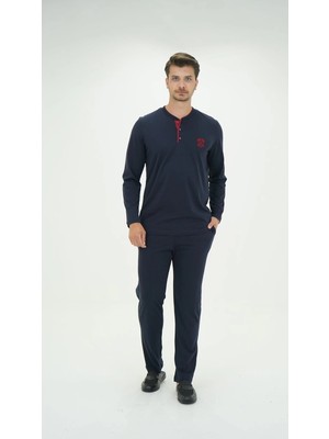 Fantastik Store D's Damat 01005 Uzun Kol Pijama Takımı