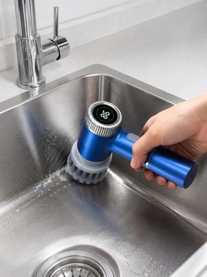Mutfak, Banyo ve Fayanslar Için Çok Amaçlı Elektrikli Temizlik Fırçası - Lisinya