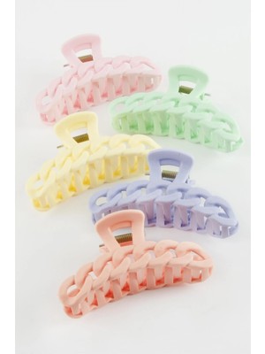 Fantastik Store Zincir Şekilli Renkli Mandal Toka 9 cm