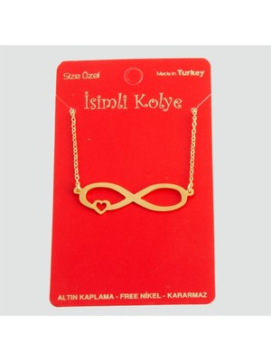 Fantastik Store Sonsuzluk Kalp Uçlu Kolye
