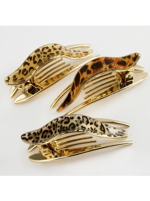 Fantastik Store Leopar Desenli Mandal Toka 1 Adet