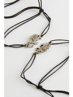 Fantastik Store Best Friends Arkadaş Deri Bileklik