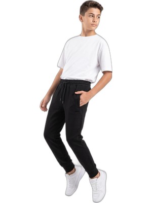 Aesco Slazenger Peggy Unisex Siyah Eşofman Altı