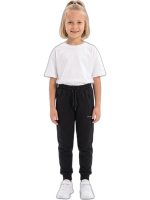 Aesco Slazenger Prımo Unisex Çocuk Siyah Eşofman Altı
