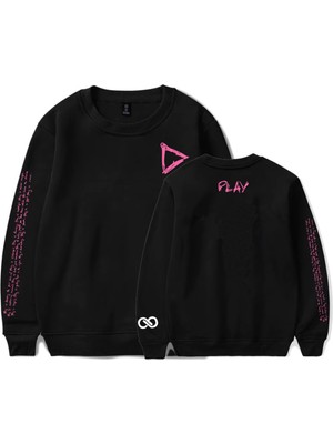 Aesco Tarzsokak Siyah Unisex Şarkıcı Ed Sheeran Oyun Albümü Yenı T-Shirt Yaz Pamuk Yuvarlak Boyun, Siyah-95, L