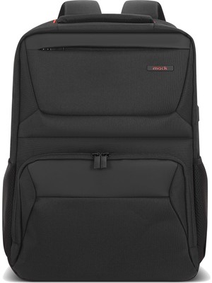 Aesco Mack Business x MCC-804 14.1 Inç Laptop Sırt Çantası, Mackbook Sırt Çantası, USB Şarj Portlu Bilgisayar ve Notebook Çantası, Kadın Erkek Bilgisayar Iş Çantası, Üniversite Okul Çantası, Siyah