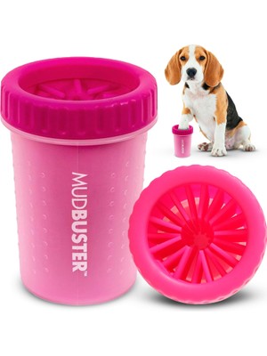 Aesco Dexas Mudbuster Köpek Patisi Temizleyici, Taşınabilir, Boyut M, Pembe