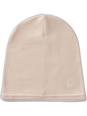 Aesco United Colors Of Benetton Erkek Çocuk Logo Işlemeli Ince Bere, 4-5-Yas, 225A6HMQGA016, Ekru, Erkek Çocuk