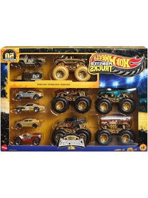 Aesco Bigfoot ve Diğer Monster Trucks Arabaları, Metal ve Çoklu Set