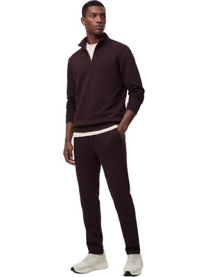 Aesco Pamuklu Regular Fit Cepli Beli Bağcıklı Tapered Spor Eşofman Altı