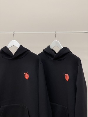 Aesco Tarzsokak Unisex Sevgili Kombini Kalp 2 Adet, Gri, Xl