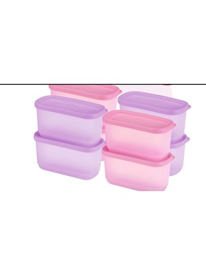 Aesco Tupperware Kubik Saklama 6 Li 250 ml Mini Set