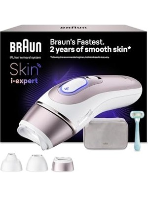 Aesco Braun Ipl Skin I·expert, Evde Lazerle Tüy Alma, App Ile, Çanta, 3 Başlık, PL7321