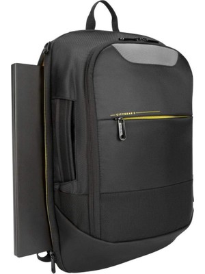 Aesco Targus Citygear Dayanıklı Sırt Çantası Seyahat ve Işe Gidip Gidip Kubbe Korumalı 14-15,6 Inç Dizüstü Bilgisayara Uyar, Siyah (TCG661GL)
