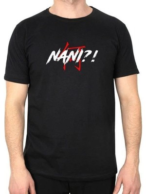 Fantastik Store Erkek Kısa Kol Yazlık Tişört Bisiklet Yaka Baskılı Oversize T-Shirt - Siyah