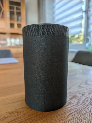 3D Baskı Vidalı Kapaklı Saklama Kavanozu Tırtıklı Kapaklı Dekoratif Mutfak Kuru Gıda Kabı 10X16 cm ~800 ml