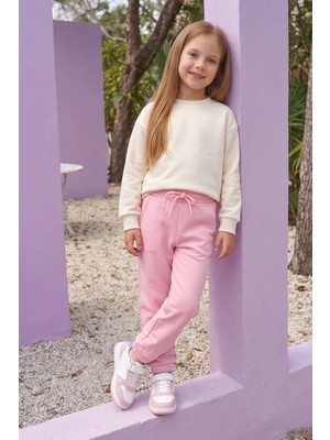 FullaModa 3 Iplik Beli Lastikli Jogger Unisex Çocuk Eşofman Altı