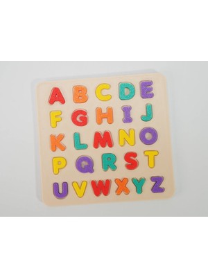 3D Baskı Renkli A-Z Alfabe Puzzle - 26 Harfli Eğitim Seti