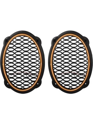 Akıllı Bayi Poke PK-5052 Oval Hoparlör Kapağı Turuncu LED Sabit (2’li Paket)