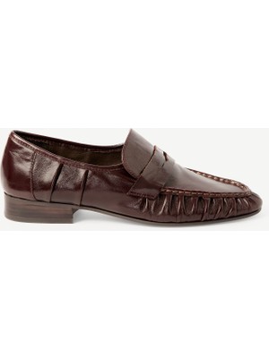 Yargıcı Parlak Deri Loafer
