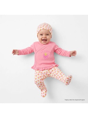 Hellobaby Yenidoğan Zıbın-Şapka-Patikli