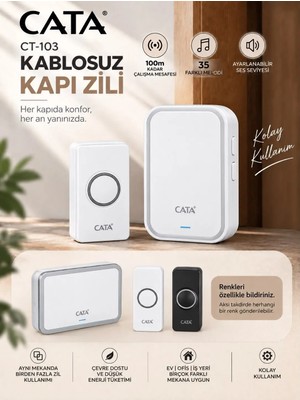 CATA UZAKTAN KUMANDALI ZİL