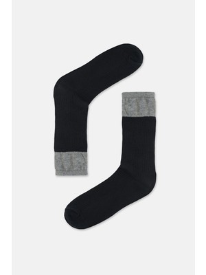 Suwen Double Cuff Soket Çorap