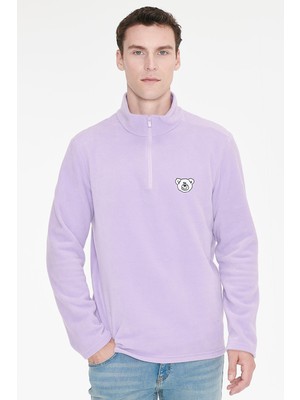 Altınyıldız Classics Anti-Pilling Tüylenme Yapmayan Soğuk Geçirmez Standart Fit Bato Yaka Sweatshirt Polar